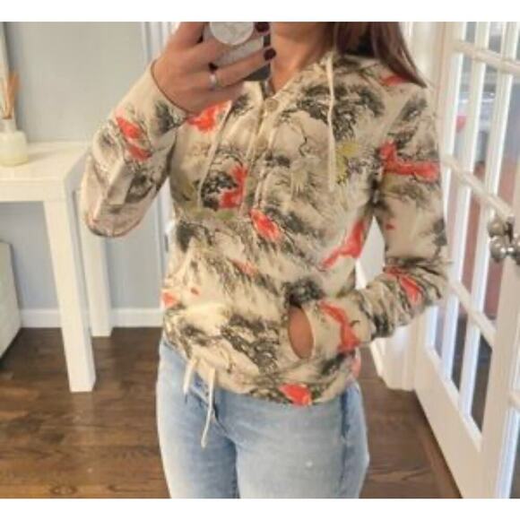 Vintage 90s Lucky Brand Bonsai Crane Pullover size medium - Picture 2 of 10